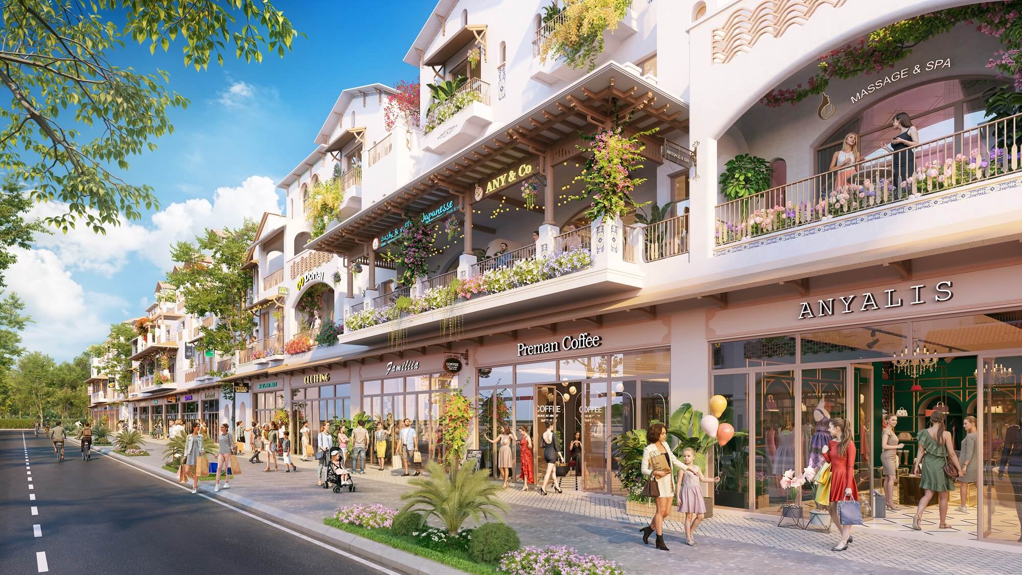 Trang chủ 19 shophouse thương mại blanca city