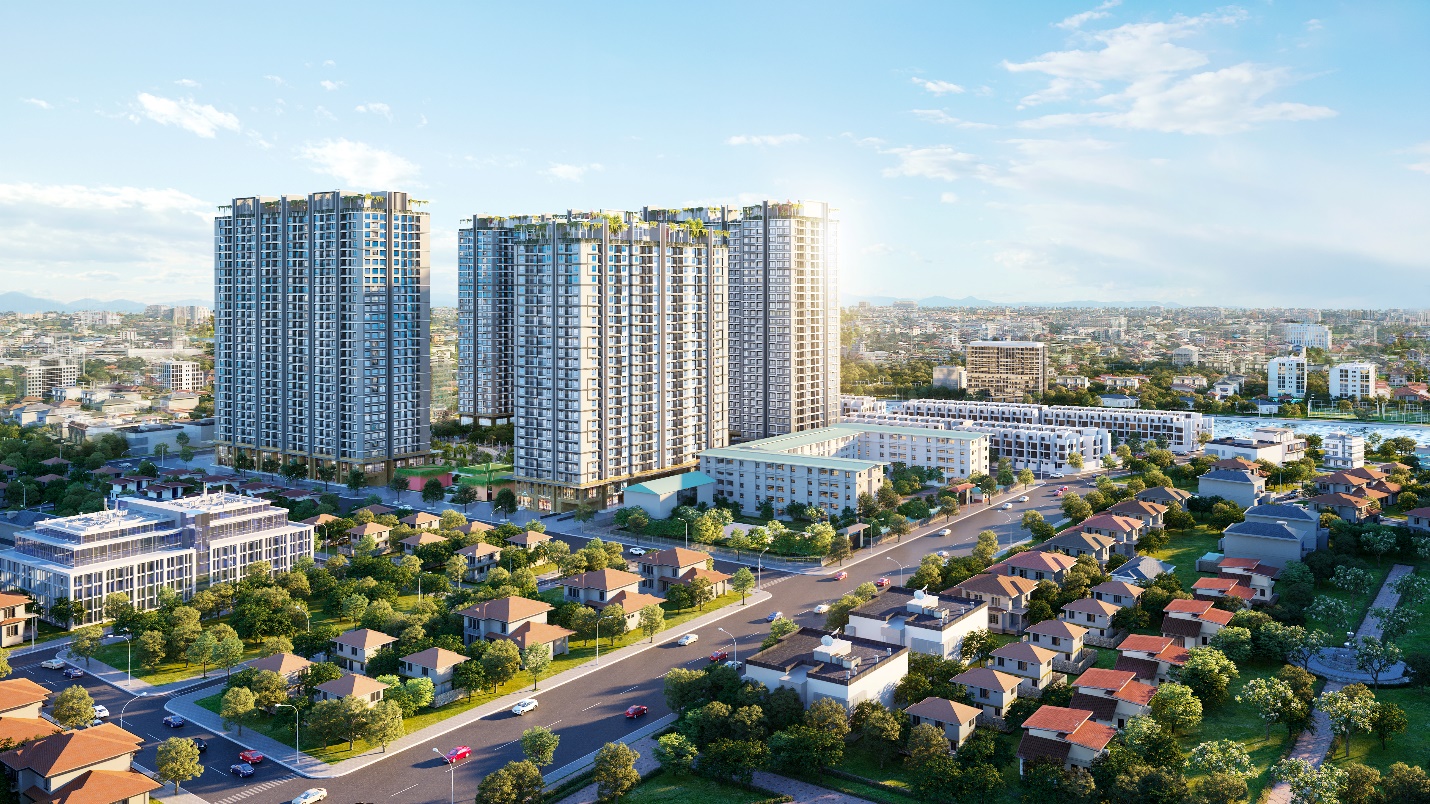 Đặc quyền tại căn hộ 3 phòng ngủ Hanoi Melody Residences: 100% căn góc, tầm nhìn 270 độ bao trọn hồ và phố 1 Hanoi Melody Residences